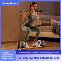 Station de musculation multifonctionnelle en acier pour entraînement complet à domicile, avec corde de traction pour le remodelage corporel et le fitness sportif