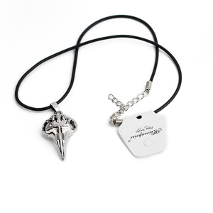 Vintage <span class=keywords><strong>Bellatrix</strong></span> <span class=keywords><strong>Lestrange</strong></span> Sculpey pendentif Style gothique oiseau crâne collier alliage corde chaîne pour hommes femmes Halloween décor - Product Image 6
