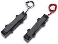 5 cordes Jazz Basse Micros Ouvert Style Manche et Chevalet J Basse Micros Ensemble