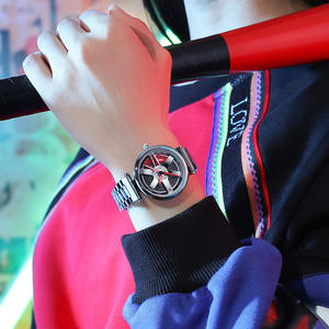 Svj femme Voiture Roue Montres De Luxe Quartz Montres Homme <span class=keywords><strong>Horloge</strong></span> En Acier Inoxydable Étanche Montre pour femme Relogio Masculino - Product Image 5