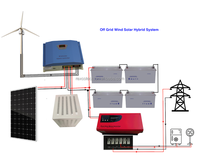 Système hybride solaire éolien 3kw 5kw 10kw Vente chaude Turbine éolienne 50kw Système hors réseau Énergie éolienne verte