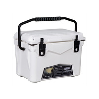 Glacière rotomoulée 20QT personnalisable (couleur et logo) – Glacière portable pour pêche et camping, mini glacière isotherme pour extérieur