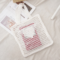Sac fourre-tout de plage tissé pour femmes de concepteur de luxe avec décoration florale de logo personnalisé et fermeture à glissière à poignée douce pour l'été