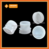 Bouchon de bec verseur en plastique personnalisé haute capacité 30 mm pour sacs de recharge de détergent, shampoing et gel douche