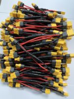 Amass 12awg Adaptateur de prise 150mm Connecteur mâle 2P Xt60 Xt90 Xt60h Câble d'extension pour batterie RC Lipo Cuivre Contact Power