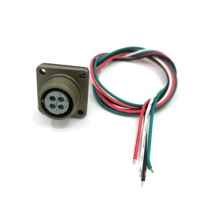 Amphenol MS3106A-14S-2P <span class=keywords><strong>DIN</strong></span> 4 voies pour montage de câble automobile Connecteur à vis Accouplement à broches en cuivre Taille 14S MIL-DTL-5015 - Product Image 4