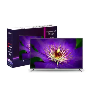 Tela plana Smart TV LED barato 32 40 43 50 55 65 polegadas 4K LED TV Smart TV