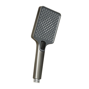 Adjustable Rectangle <b>Shower</b> Head Gray Nozzle <b>Portable</b> Rain Function Bathroom Water Heater - Product Image 1