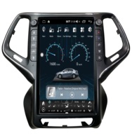 Android 13,6 pulgadas coche pantalla táctil REPRODUCTOR DE DVD navegación estilo Tesla pantalla táctil Vertical Radio para Jeep Cherokee 2014-2021