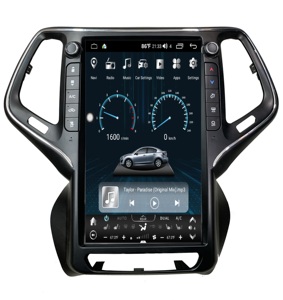 Android 13.6 pouces voiture écran tactile lecteur DVD Navigation Tesla Style vertical écran tactile <span class=keywords><strong>Radio</strong></span> pour Jeep Cherokee 2014-2021 - Product Image 3