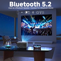 UEA proyektor 3D teater rumah BT nirkabel Laptop Smartphone mirrating 5G WiFi Android 1080 LCD 12.0 p sepenuhnya disegel terlaris