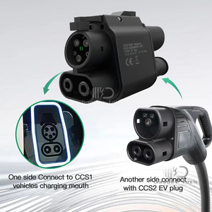 Premium <span class=keywords><strong>CCS</strong></span> <span class=keywords><strong>Combo</strong></span> 2 ke <span class=keywords><strong>CCS</strong></span> <span class=keywords><strong>Combo</strong></span> 1 250kW DC adaptor pengisian cepat untuk EVs dengan CCS2 untuk CCS1 adaptor untuk BWM Benz - Product Image 2