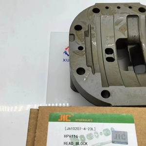 Pièces hydrauliques pour excavatrice pour pompe hydraulique HPV116 : Ensemble de bloc-cylindres HPV116, plaque de soupape, sabot de piston - Product Image 5