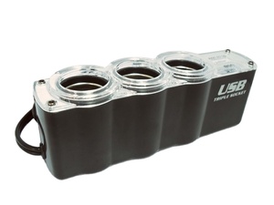 Dc12/24V <span class=keywords><strong>3</strong></span> cách xe Thuốc lá nhẹ hơn ổ cắm với 5V 1A USB sạc cho điện thoại di động - Product Image 2