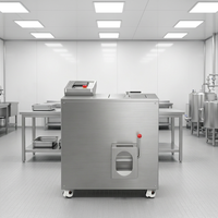 Broyeur de déchets alimentaires domestique 1400 tr/min à alimentation continue 50 kg, machine électrique de traitement des ordures