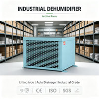 Déshumidificateur industriel pour serres, archives, entrepôts et ateliers avec contrôle automatique de l'humidité et relance automatique