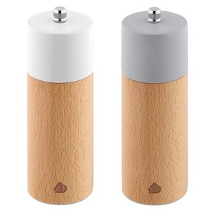 Moulins à <span class=keywords><strong>sel</strong></span> et à poivre réglables en bois <span class=keywords><strong>de</strong></span> hêtre avec mouvement <span class=keywords><strong>de</strong></span> broyage en céramique pour la maison et les restaurants - Product Image 1
