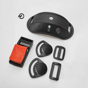 Casco tre sezione accessori 20mm <span class=keywords><strong>Barto</strong></span> Shell a forma di ventaglio cinturino divisore D anello Tri Glide pulsante per animali domestici fibbia - Product Image 3