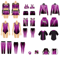 Normzl One Stop Gymnastique Justaucorps Cheer Pratique Porter Échauffement Veste Cheerleading Survêtements Cheerleader Accessoires