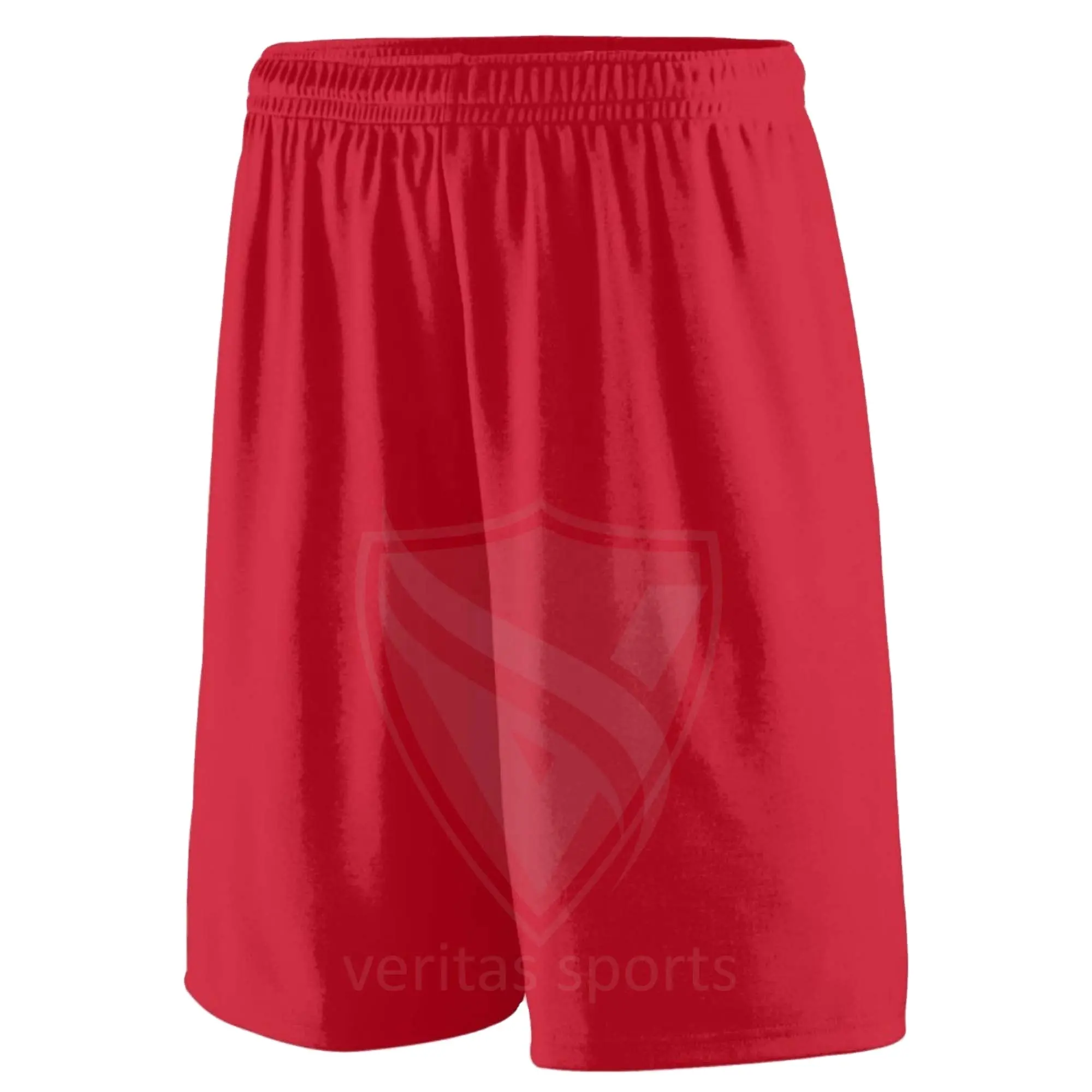 Premium Qualität 100% Polyester Stoff Herren Rote Farbe Shorts USA