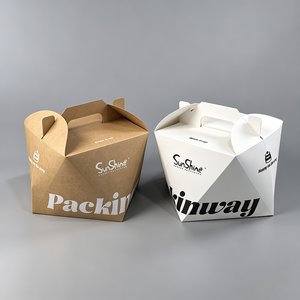 Sunshine Customized logo Birthday Packaging Cake Box Cardboard Cupcake Pastry Bakery Cake Paper Box - Product Image 5