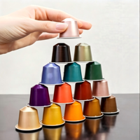YOUZHEN Contenant pour capsules de café jetables, couvercles en aluminium PP, forme moulée en pulpe, écologique, qualité alimentaire, capacité 15 ml