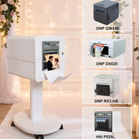 Support d'imprimante pour photomaton pour DNP DS620 RX1HS QW410 HiTi P525L, support d'imprimante tout-en-un en métal avec couvercle, serrure et clé