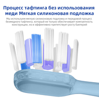 Vibrosonic Cepillo de dientes eléctrico Recargable Rusia Pantalla personalizada Smart Sonic Cepillo de dientes eléctrico