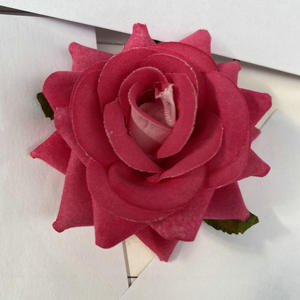 MY703 piccolo corno rosa <span class=keywords><strong>camoscio</strong></span> artificiale fiore centrotavola di natale laurea Halloween nuovo anno fiori decorativi - Product Image 3
