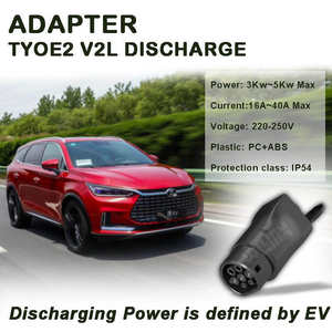DIBOEV <span class=keywords><strong>V2l</strong></span> Connecteur Ev Prise de décharge Type2 <span class=keywords><strong>V2L</strong></span> Adaptateur Noir V5 IP65 Adaptateur de prise de voiture 5 jours pour Ioniq 5 <span class=keywords><strong>V2l</strong></span> Adaptateur <span class=keywords><strong>Tesla</strong></span> - Product Image 4