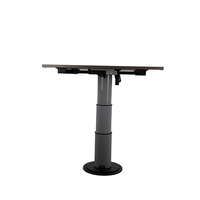 Pied de table RV profilé en aluminium prix usine pied de table de caravane RV67004 rotatif à 360 °
