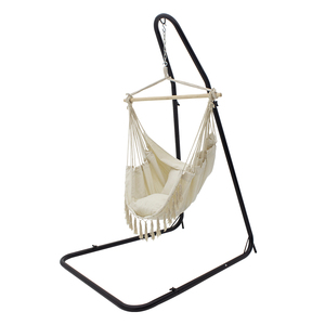 Hot Sell Hangende Schommelstoel Buiten Terras Tuin Schommel Stoel Met Franje En Twee Kussens Niet Standaard - Product Image 2