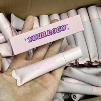 Baume à lèvres hydratant brillant à marque privée, tubes souples, gloss à lèvres avec porte-clés mignon, huile à lèvres repulpante