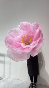 Nouveau design toile de fond de mariage <span class=keywords><strong>tenture</strong></span> murale plafond fleur géante papier soie <span class=keywords><strong>Organza</strong></span> Art Installation décor scène toile de fond - Product Image 6