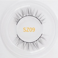 Pestañas Postizas de Pelo Sintético Super Naturales Cortas Heart Girl, Precio de Fábrica + Set de Caja Serie SZ 8-16mm, Reutilizables