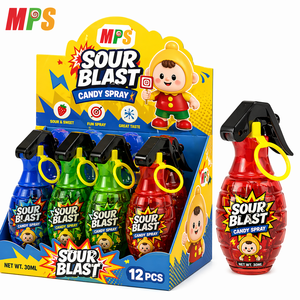 Caramelos Líquidos con Sabor a Fruta, Ácidos, Coloridos, en Forma de Granada, Caramelos en Aerosol, Venta Directa de Fábrica - Product Image 1