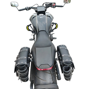 Barra Antiurto Rinforzata Stile Retrò per Moto <span class=keywords><strong>Benda</strong></span> Liao 700LFS con Protezione Anticaduta e Supporto per Protezione Motore - Product Image 1