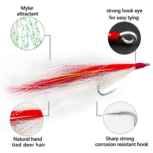 Dụng Cụ Trêu Ghẹo Đuôi Khóa 4/0 Bán Chạy Mồi Câu Cá Nước Mặn Dụng Cụ Câu Cá Móc Câu Cá Dụng Cụ Trêu Ghẹo Đuôi Khóa Mylar Flash - Product Image 3