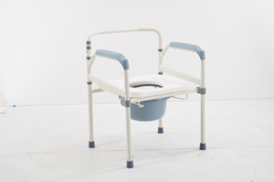 Inodoro Portátil Plegable de Montaje Rápido con Base Ancha Antideslizante para Rehabilitación de Ictus y Fracturas - Product Image 4