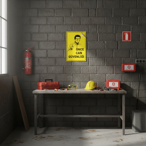Safety First Sign PVC <b>Vinyl</b> Sticker for Home Decoration - Product Image 3