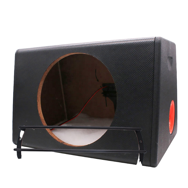 Car Subwoofer Empty Box Wooden Box Shell 10 Inch High Quality Car Audio Subwoofer Speaker Empty Box