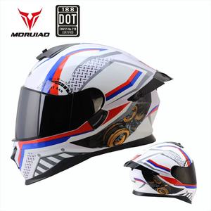 Casco Integrale per Moto Approvato DOT in Materiale ABS, Casco da Motocross con Fodera Traspirante per Lunghi Viaggi - Product Image 5