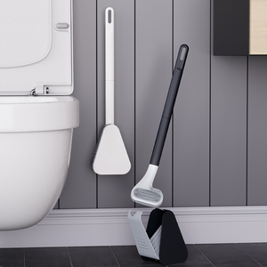 Brosse de toilette détachable Sanga personnalisée, nouvelle brosse de nettoyage ménager souple en silicone pour toilettes - Product Image 1