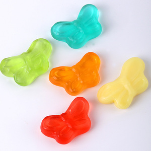 ผู้ผลิตขายส่งเยลลี่ผลไม้รวมรสหวานอมเปรี้ยวหลากหลายแบบ  ขนมเยลลี่รูปผีเสื้อ ได้รับการรับรองฮาลาล - Product Image 2