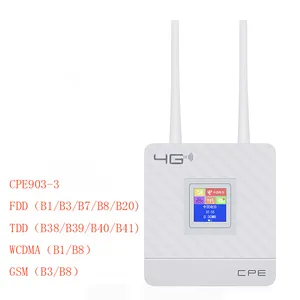라우터 4G Sim 카드 휴대용 와이파이 모뎀 게이트웨이 CAT4 FDD TDD LTE WCDMA GSM 글로벌 잠금 해제 외부 안테나 무선 라우터