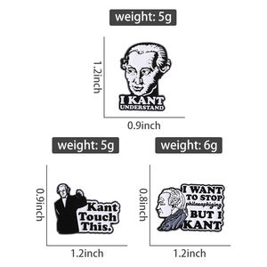 Broche en émail <span class=keywords><strong>Kant</strong></span> I <span class=keywords><strong>Kant</strong></span> Comprendre Broche Classique <span class=keywords><strong>Philosophie</strong></span> Insigne <span class=keywords><strong>de</strong></span> revers Bijoux Cadeau pour étudiants et fans - Product Image 6