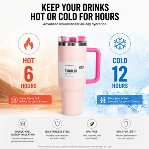 Mug isotherme en acier inoxydable H2.0 de marque originale 1:1, <span class=keywords><strong>tasse</strong></span> d'extérieur STANly 40oz avec poignée et paille, idéal pour la Fête des Mères - Product Image 5