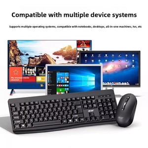 สำหรับ <span class=keywords><strong>ACER</strong></span> OAK110คีย์บอร์ดและ<span class=keywords><strong>เมาส์</strong></span><span class=keywords><strong>ไร้</strong></span><span class=keywords><strong>สาย</strong></span>1000dpi พร้อมปุ่มฟังก์ชั่นมัลติมีเดียสำหรับโฮมออฟฟิศแล็ปท็อป - Product Image 5
