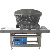Machine à trancher automatique pour poitrines de poulet et de bœuf, moteur en acier inoxydable SUS304, usine de traitement haute efficacité 220/380/420V Longue portée