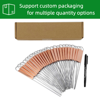 Étiquettes de plantes de jardin en cuivre piquets métal étanche herbes marqueurs verticaux étiquettes pour semis extérieurs Pots lits